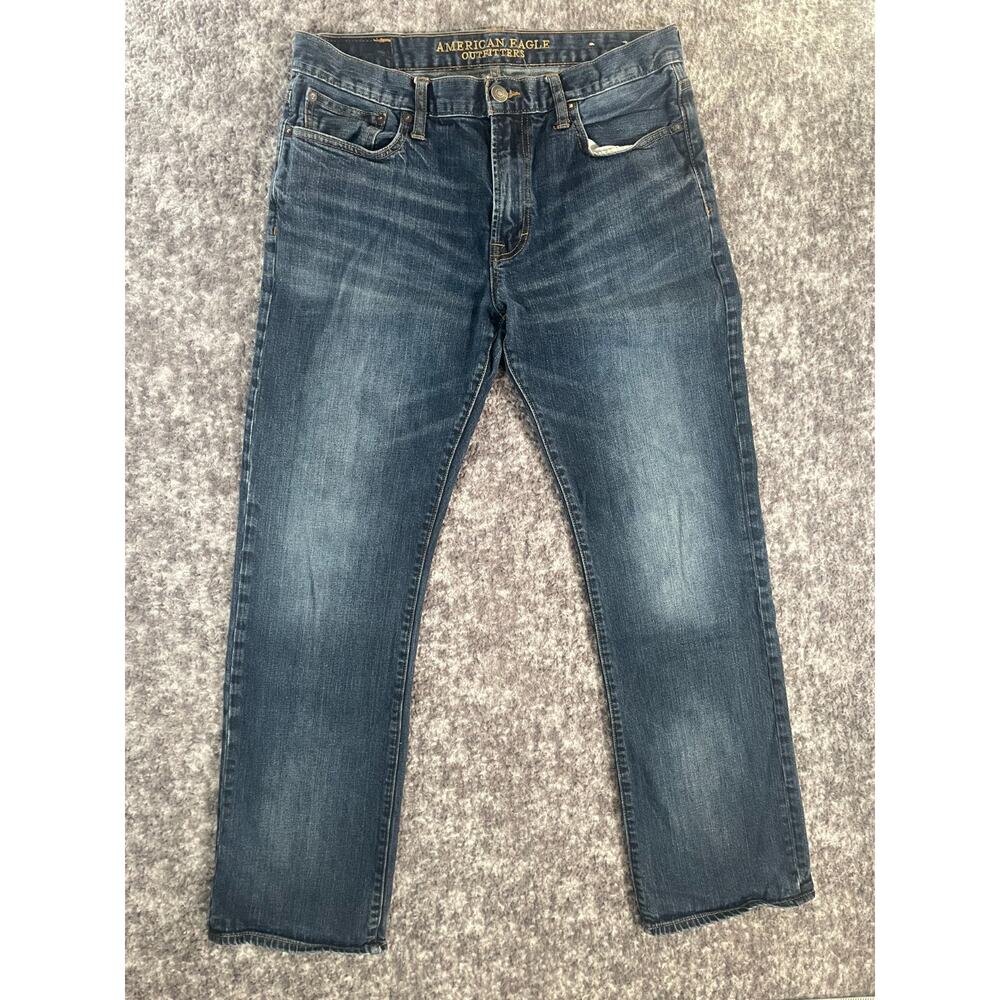 American Eagle Outfitters Original Boot Jeans Men's 31x31 Dark Wash Denim Y2k